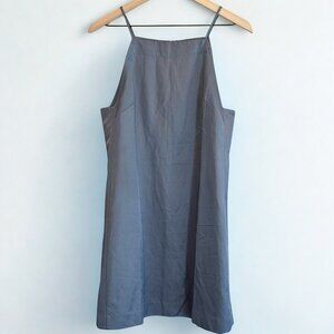Madewell High-Neck Mini Dress Color Sunfaded Indigo Size 10